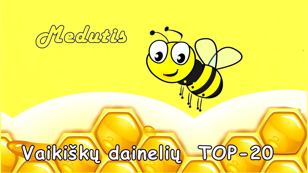 ✨️Muzika vaikams TOP-20 I 🍯Medutis