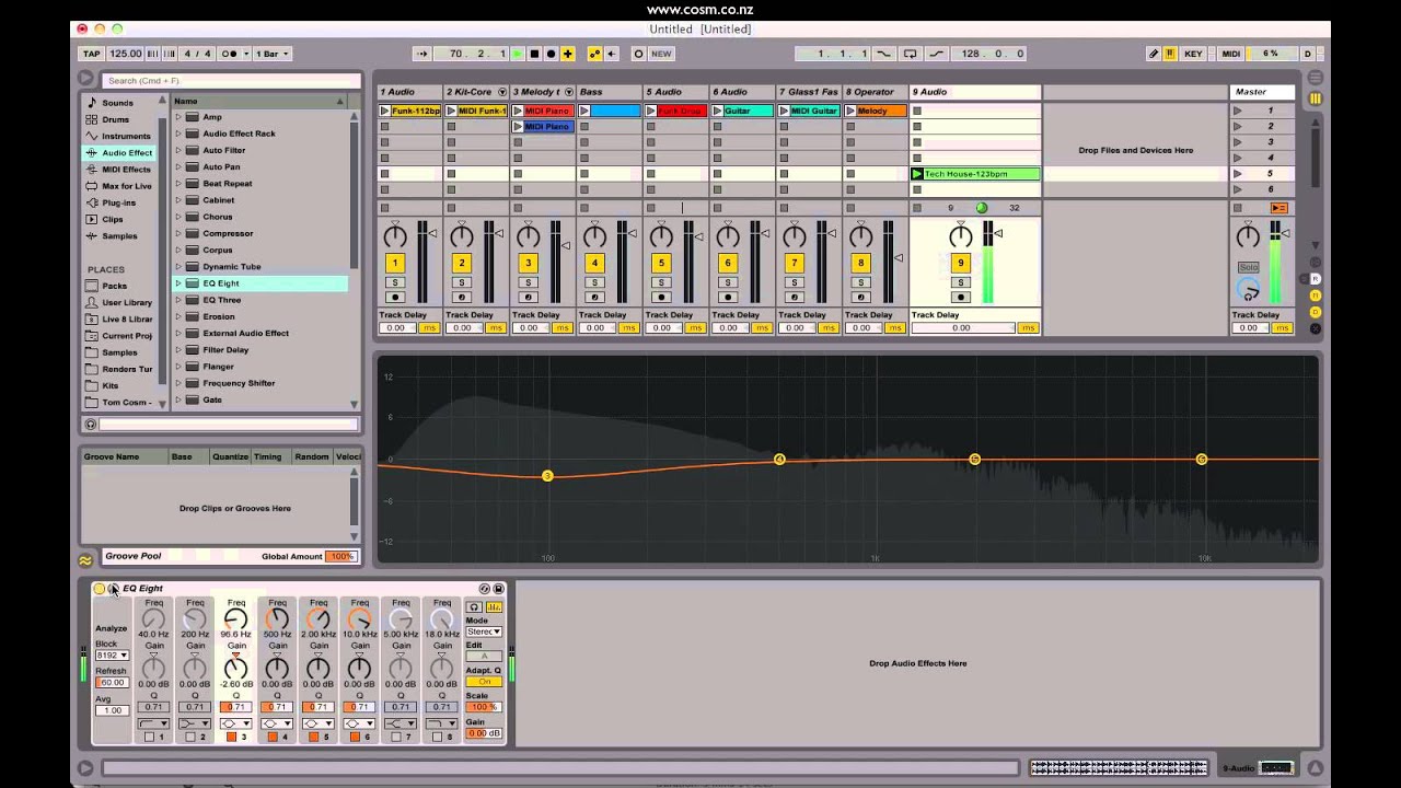 Ableton Live 9 in 9 Minutes (straight to the point)