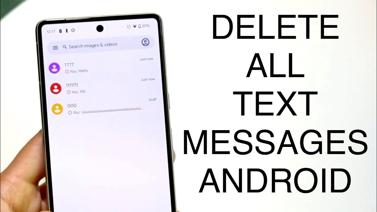 Как удалить все текстовые сообщения на Android сразу! (2023)