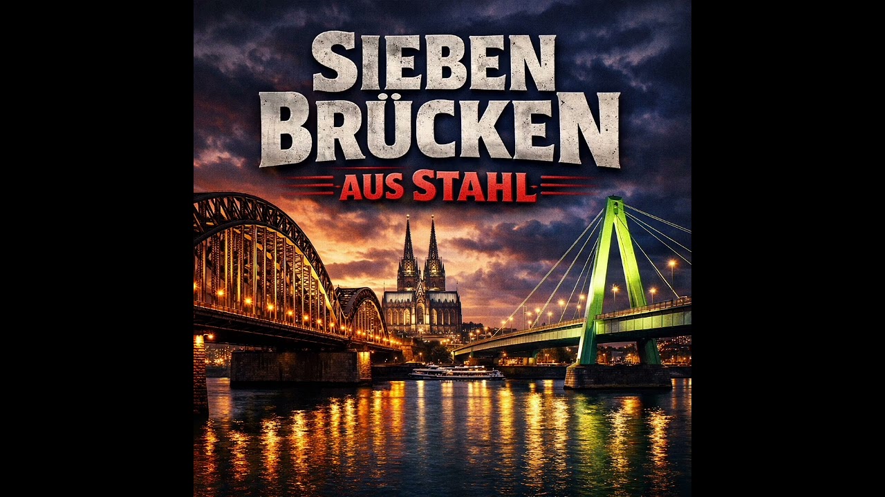 Sieben Brücken aus Stahl