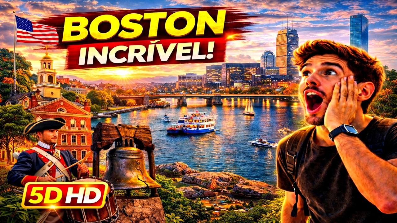 Boston 5D HD: Uma Viagem pela História, Cultura e Belezas da Cidade!