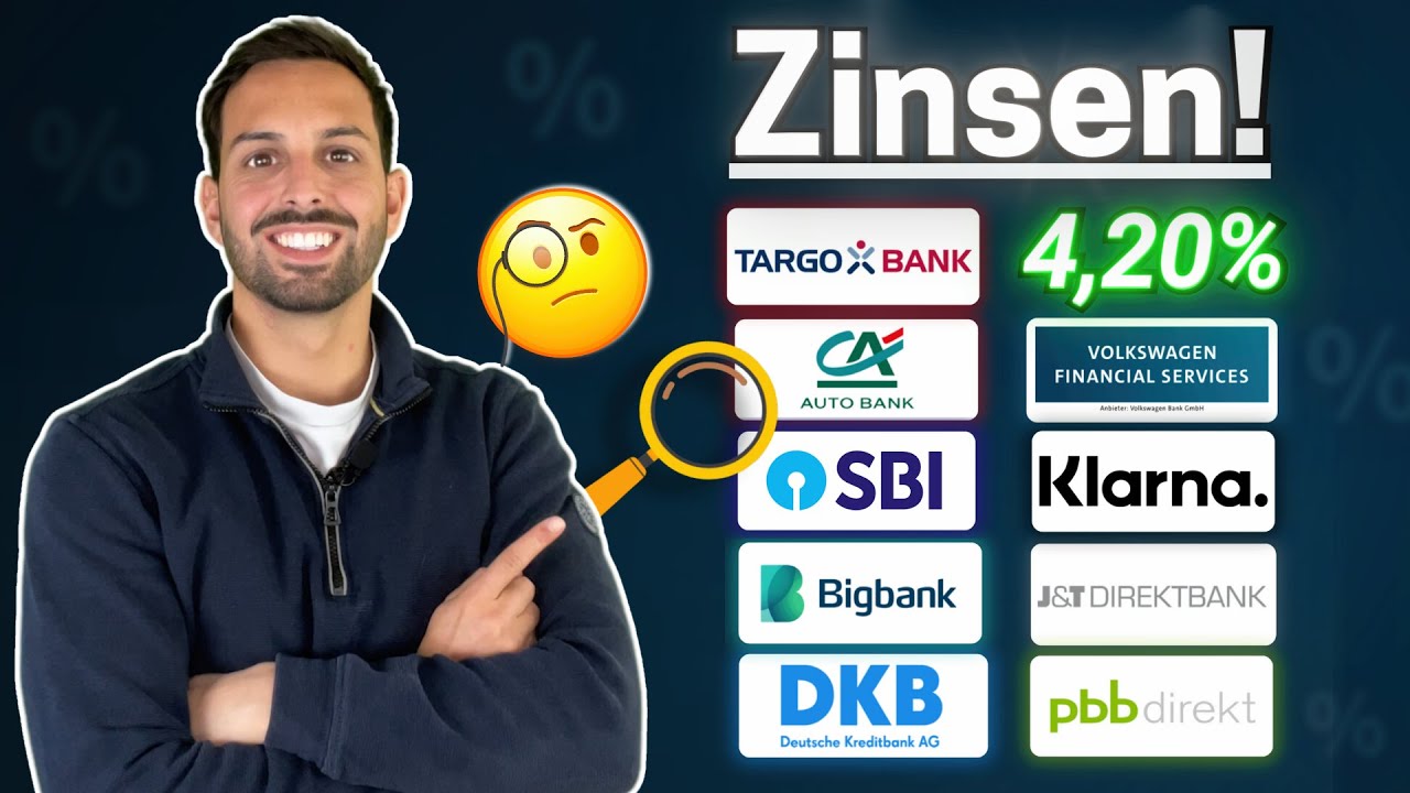 Festgeld-Vergleich 2024! Hier bekommst du am meisten Zinsen 4,20%