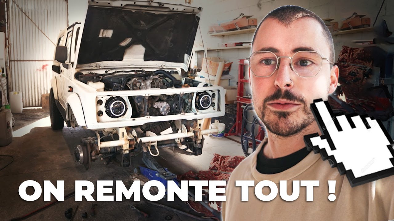 🔩 Restauration Suzuki Samurai : Tout remonter… et ça démarre ? 😬
