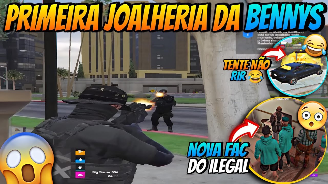 PRIMEIRA JOALHERIA DA BENNYS🔥CHEGOU UMA NOVA FAC DO ILEGAL?😱 TENTE NÃO RIR 😂 | COMPLEXO CLIPES