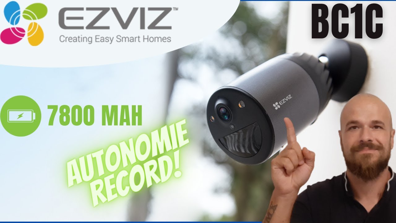 EZVIZ BC1C - caméra de surveillance sur batterie et reconnaissance humaine au top ?