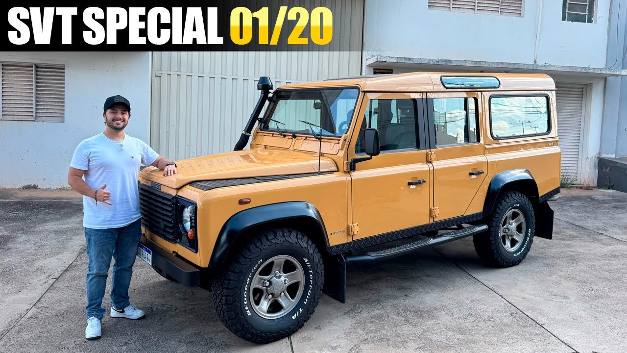 SÓ FIZERAM 20 UNIDADES DESSA LAND ROVER DEFENDER 110 E ESSA É A 01!