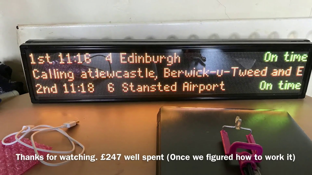 UNBOXING RAILDEPARTURES P3 BOARD FROM UK DEPARTURE BOARDS