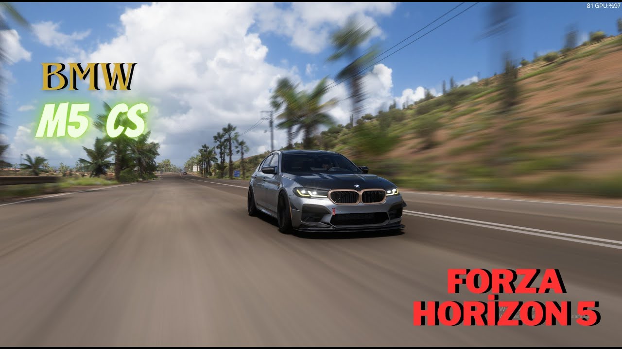 BMW M5 CS 2022 (FORZA HORİZON 5)