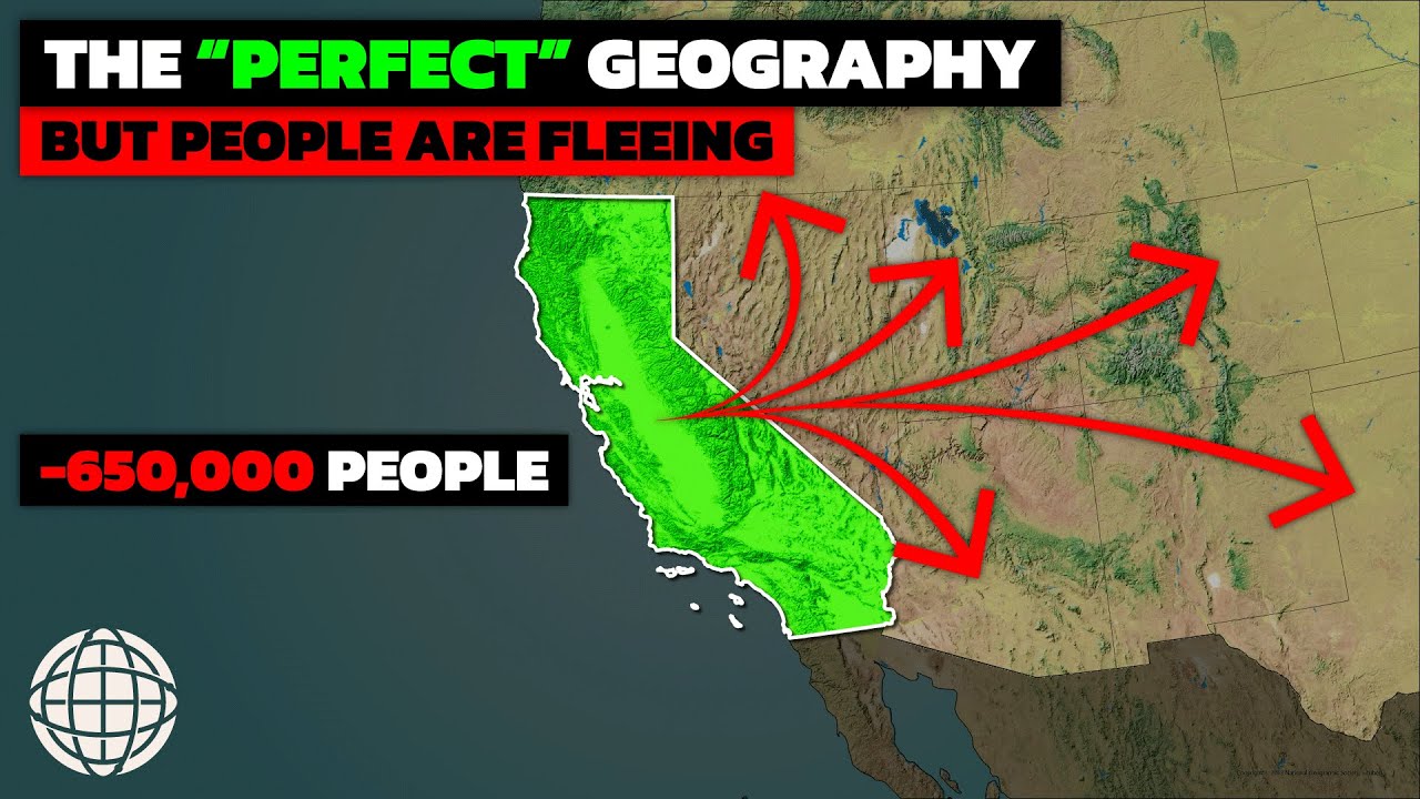 California Has A Nearly Perfect Geography... So Why Are People Fleeing The State?