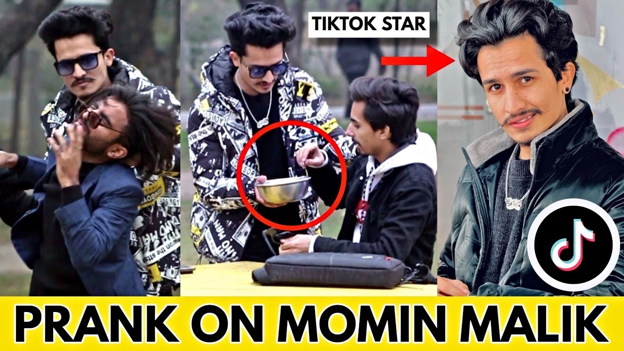 Prank on Momin Ali Tiktok Star | Malik Gang | Prank on Tiktokers
