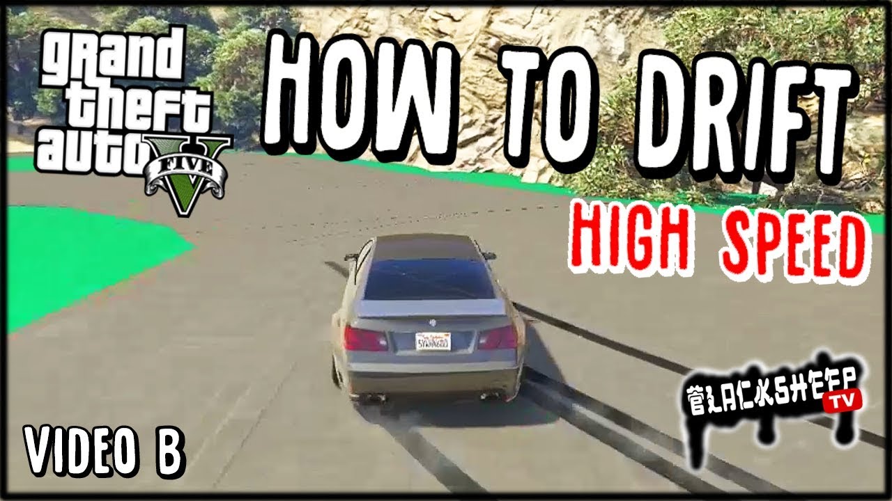 How To Drift At High Speed (Video B) - NO MODS! - EBISU SCHOOL COURSE! - GTA 5 Online