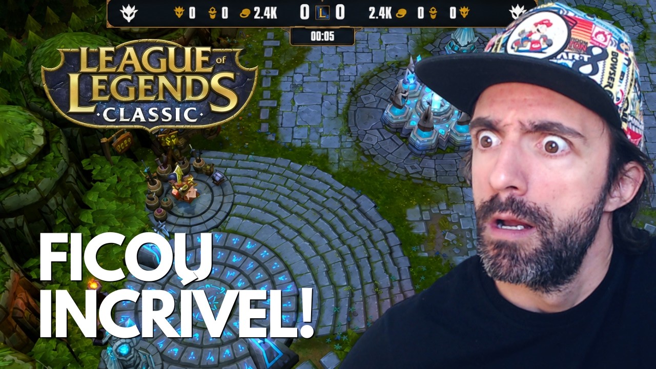 League of Legends antigo j&aacute; come&ccedil;ou (e &eacute; nostalgia pura!)