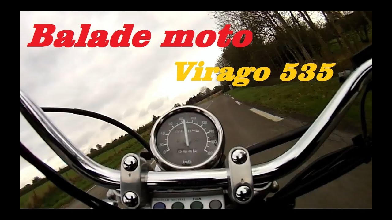 ► Balade Moto - Yamaha Virago 535 : Autour du Lac du Val Joly ◄