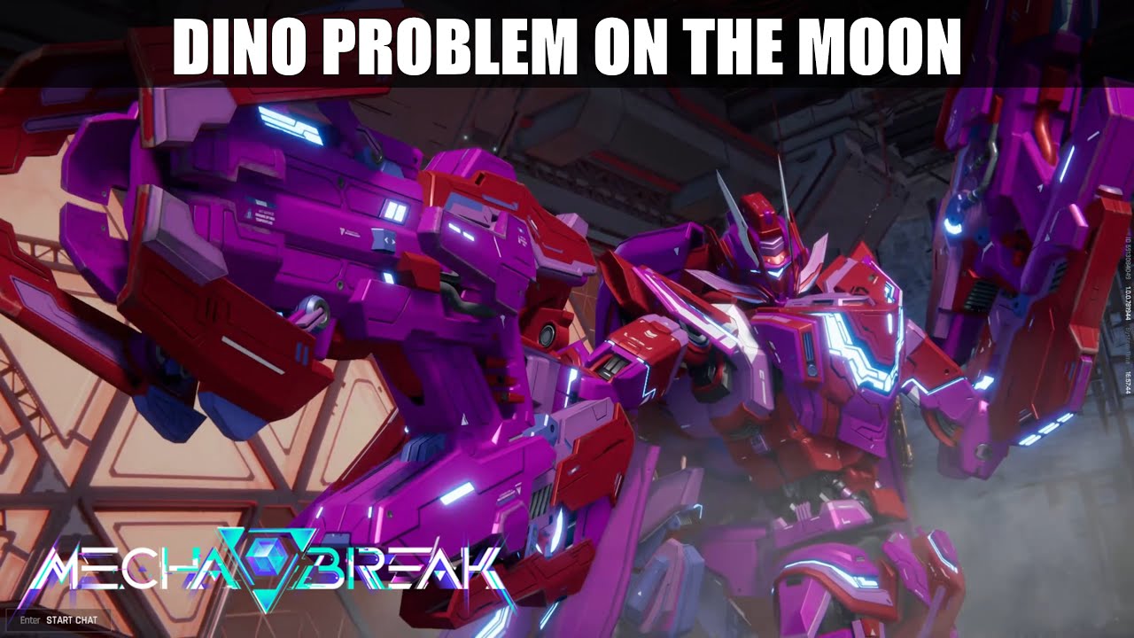 Mecha BREAK - Luminae MVP: Facing two Dinos