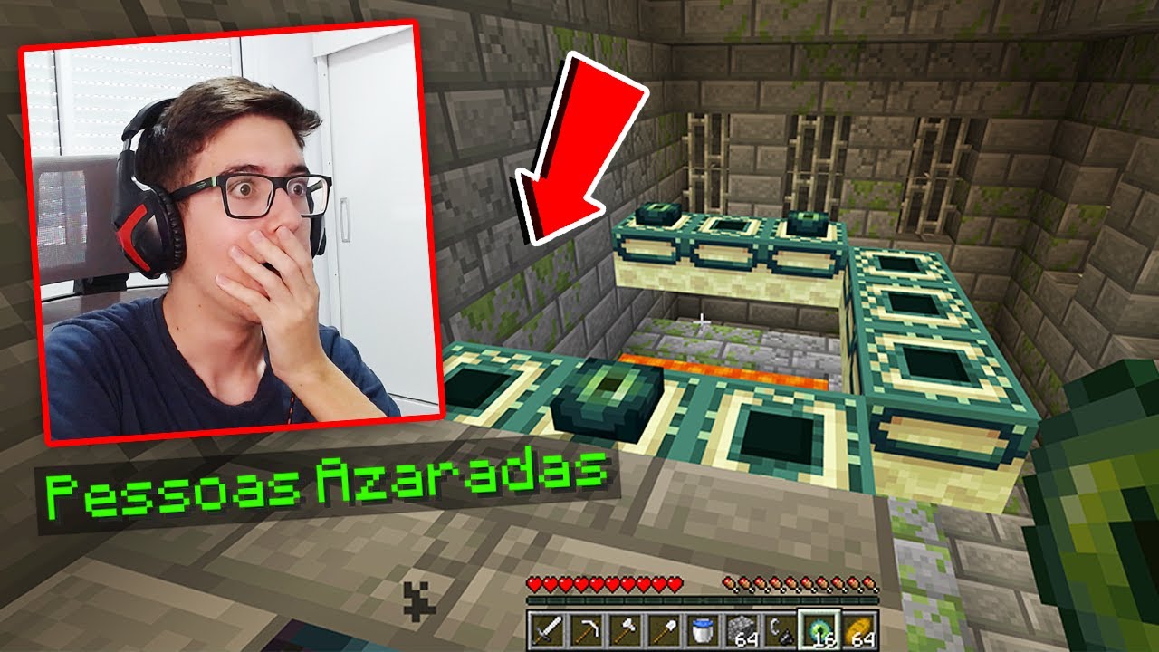 PESSOAS MAIS AZARADAS DA HIST&Oacute;RIA NO MINECRAFT