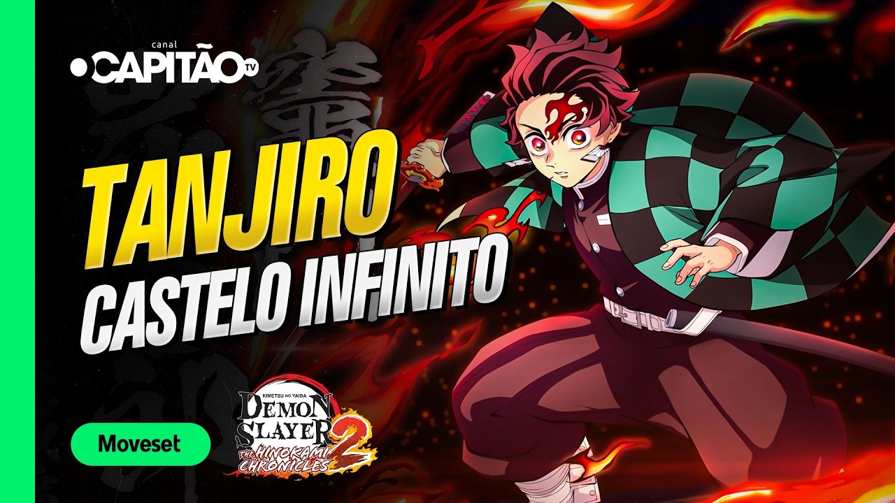 TANJIRO, CASTELO INFINITO (DLC #04) | Análise de Moveset | Demon Slayer: The Hinokami Chronicles 2