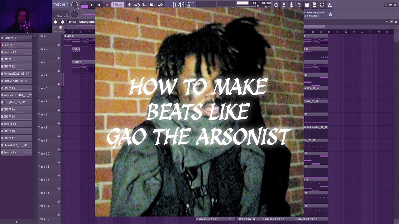 HOW TO MAKE BEATS LIKE GAO THE ARSONIST (FL STUDIO)