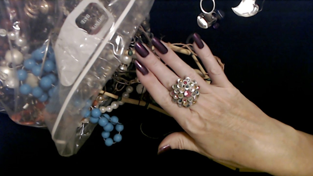 ASMR | Goodwill Jewelry Bag Show & Tell 5-3-2020 (Whisper)