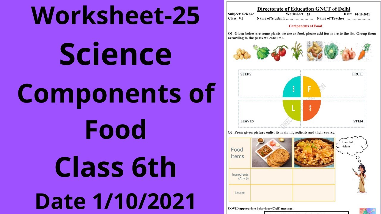Worksheet 25 Science class 6(1/10/21)English Med/worksheet Science class 6/Science worksheet25class6