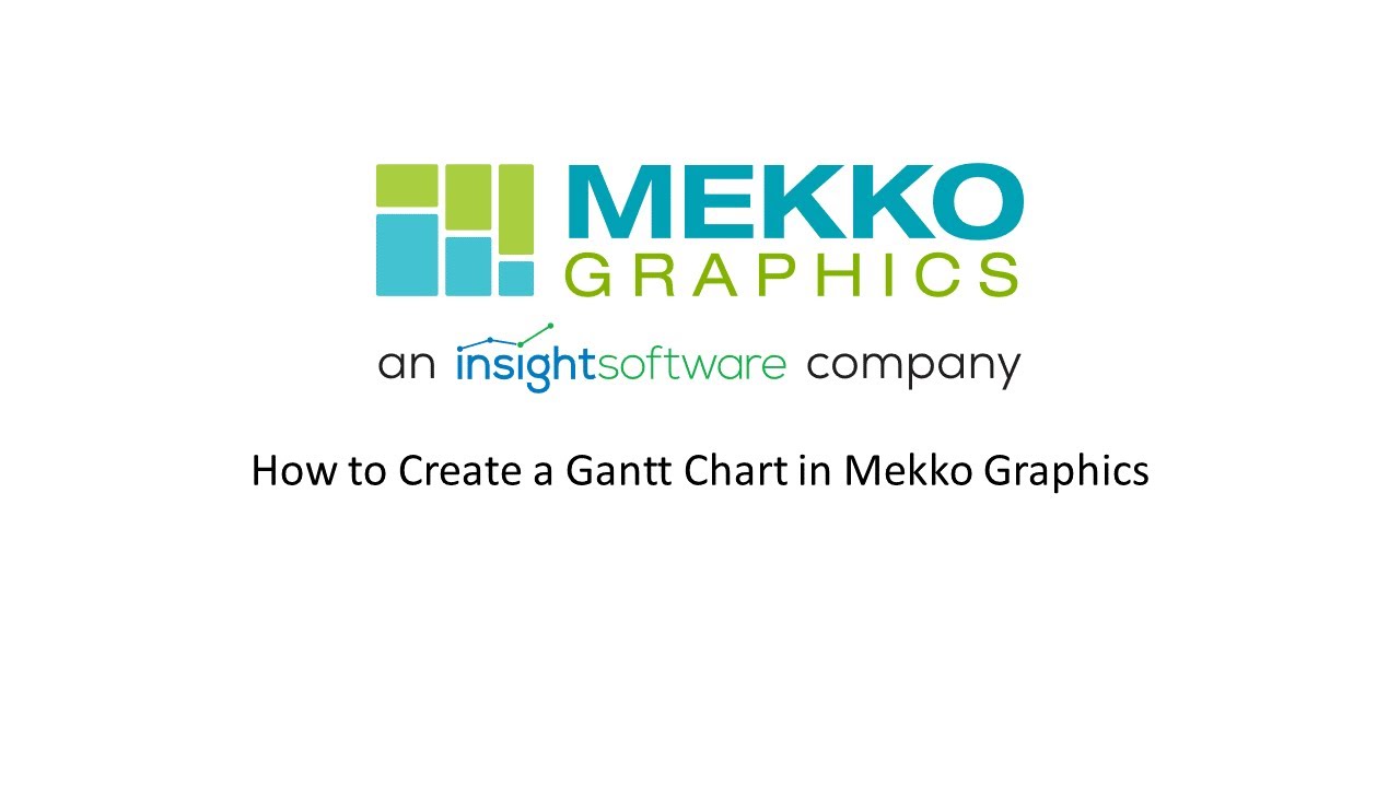 How to Create a Gantt Chart in Mekko Graphics