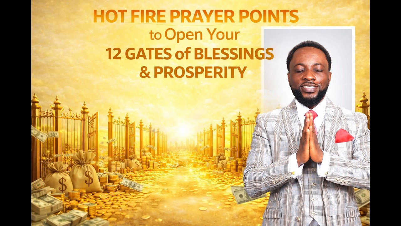 Hot Fire Prayer Points to Open Your 12 Gates of Blessings & Prosperity | Apostle Michael Osei Afreh