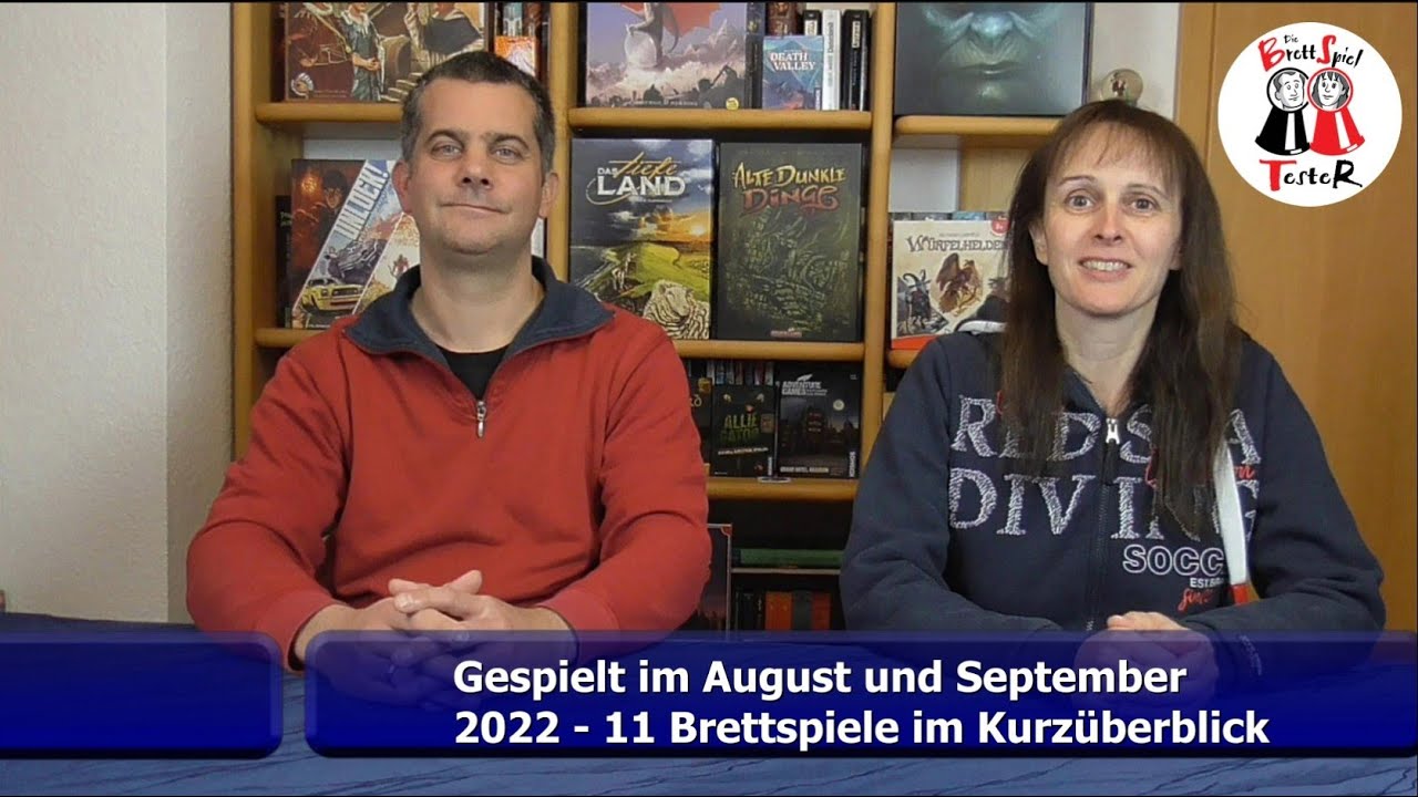 Gespielt im August und September 2022- 11 Spiele im Kurzüberblick- Brettspiel - Die Brettspieltester