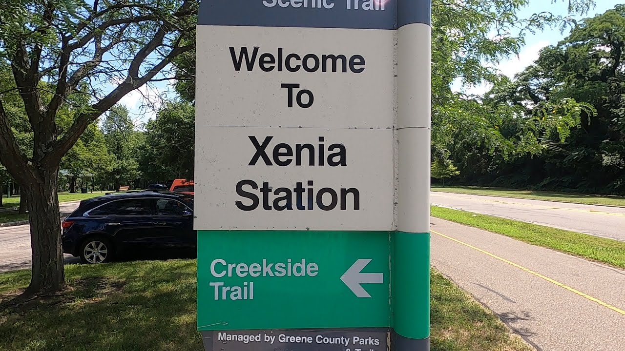 The Creekside Trail.  Xenia Ohio