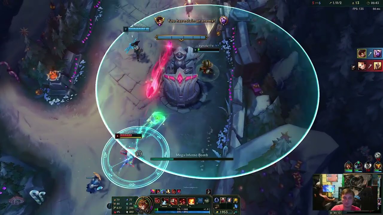In fact I did poke him