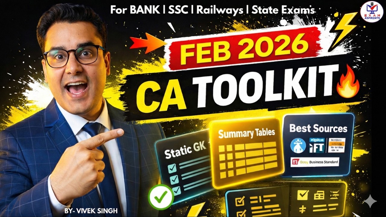 Monthly CA Toolkit 2026 | Monthly Current affairs 2026 | February 2026 | CA 2026 | By Vivek Singh