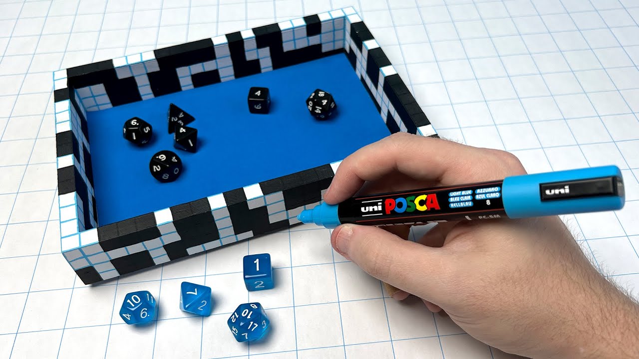 Making a Dungeon Map Dice Tray!