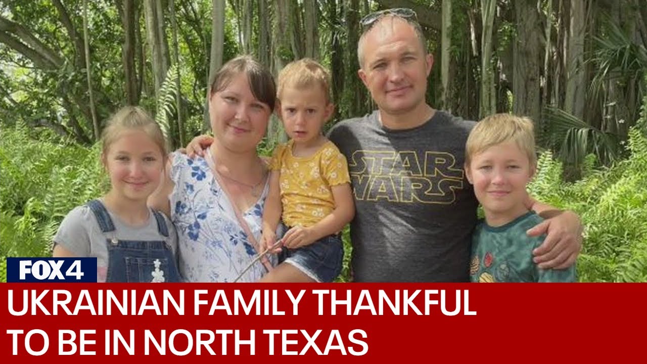 Ukrainian refugee family thankful to be in North Texas after long journey