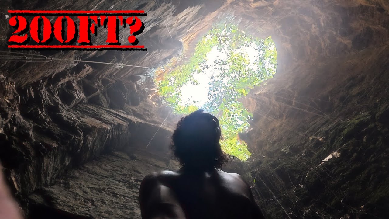 Approximately 200ft Hole In the Mountains of Macqueripe | Exploring with a catch And Cook with Wifey