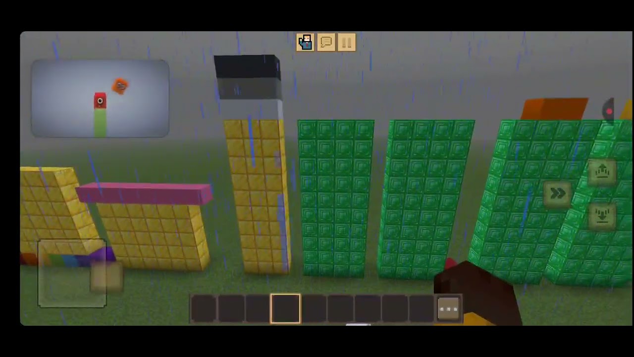 Minecraft numberblocks Song #minecraft #shots