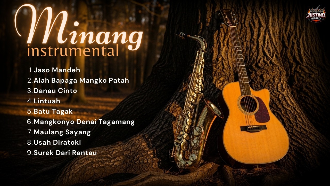 10 Lagu Minang Instrumental Terbaik 🎷 Saxophone & Gitar Akustik | Musik Santai