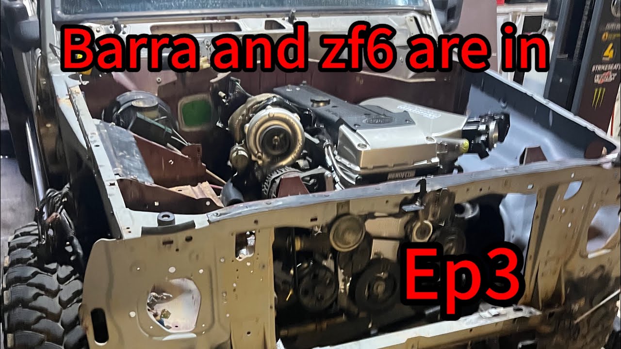 Putting a turbo Barra and zf6 in my gq patrol