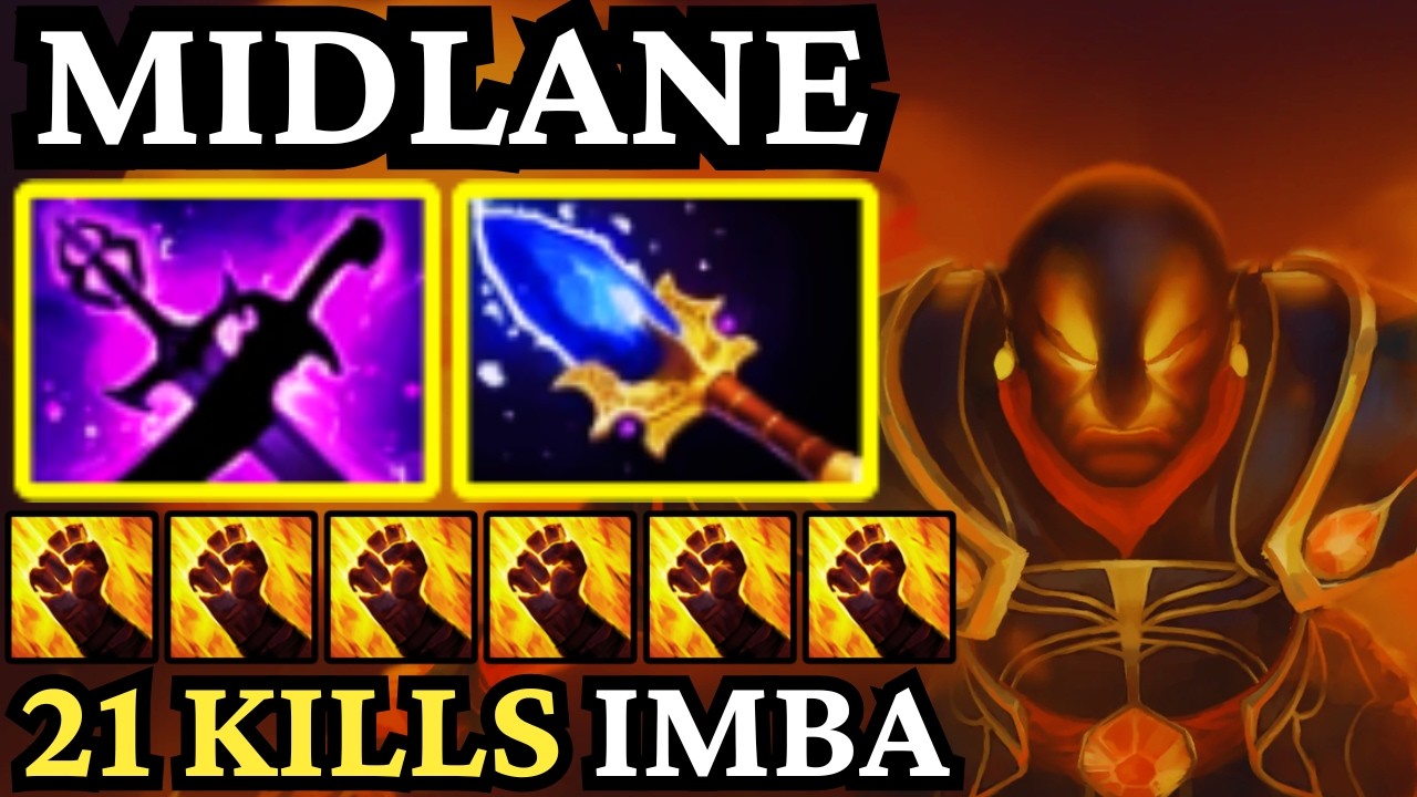 🔥 21 KILLS EMBER SPIRIT &mdash; GODLIKE Mid DOMINATION 🔥 Dota 2 Mid