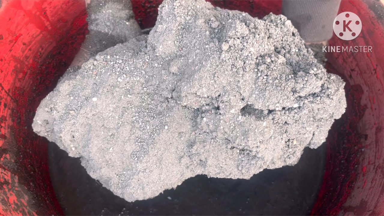 ASMR|| pure charcoal water crumbling #asmr 
