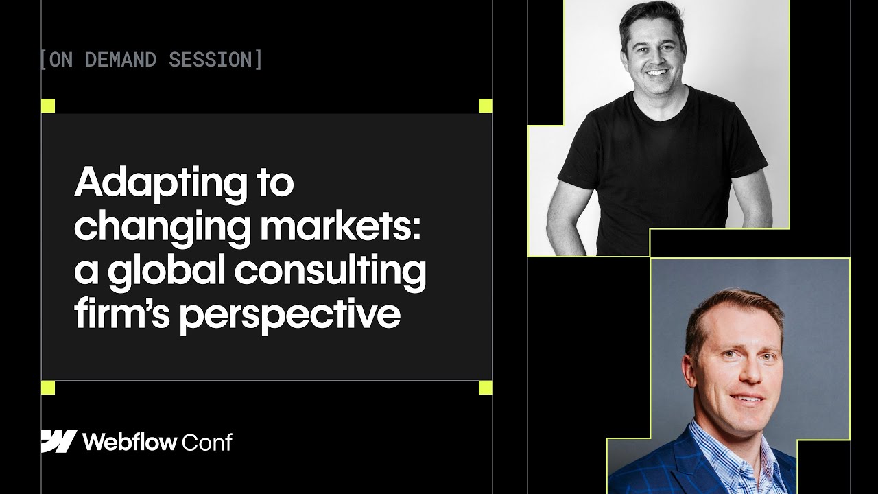 Adapting to changing markets: a global consulting firm's perspective