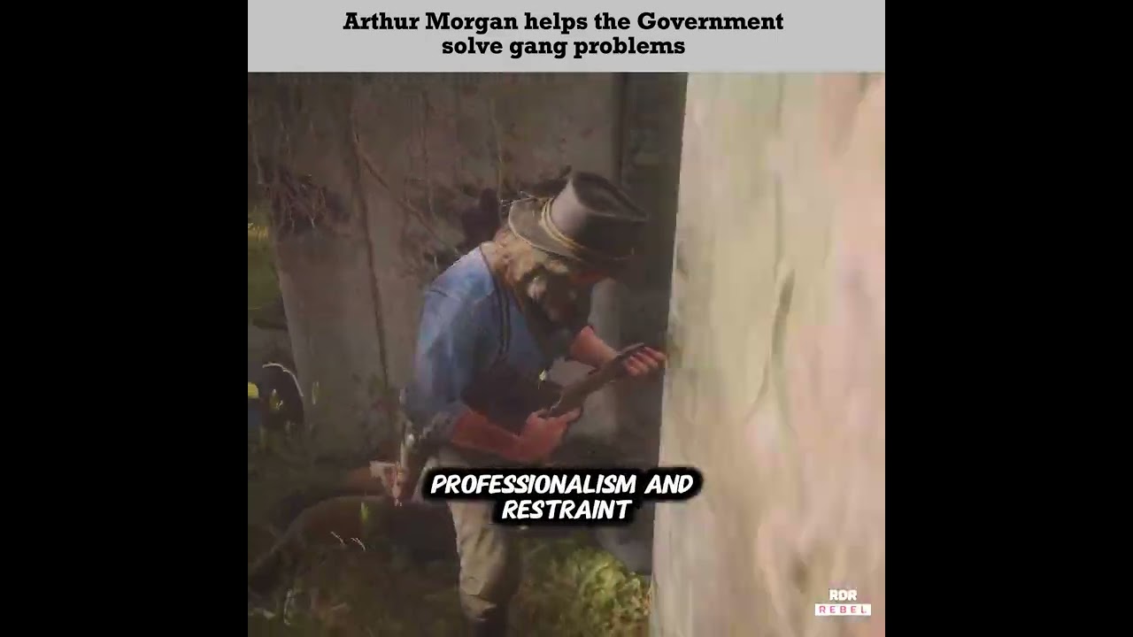Arthur morgan helps the Government solve gang problems 😅 | Red Dead Redemption 2