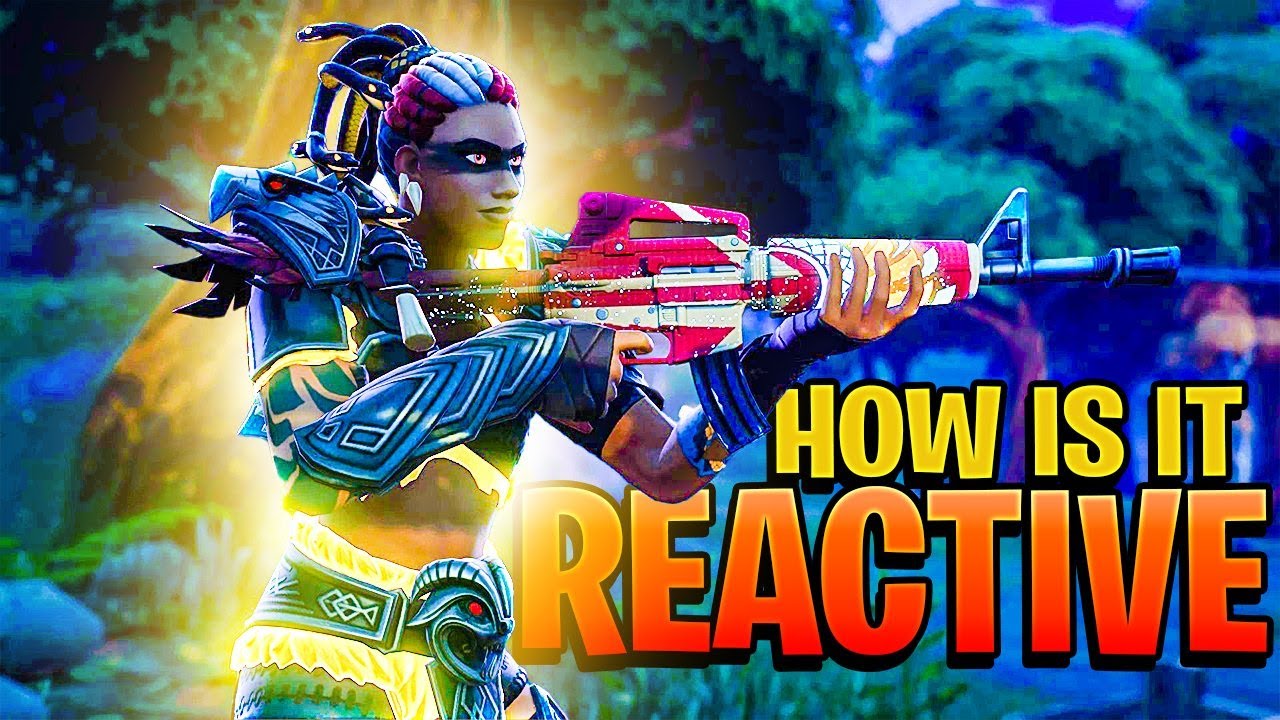 How Is The MAVE Skin Reactive? (One Of The MOST Reactive Skins In Fortnite!)