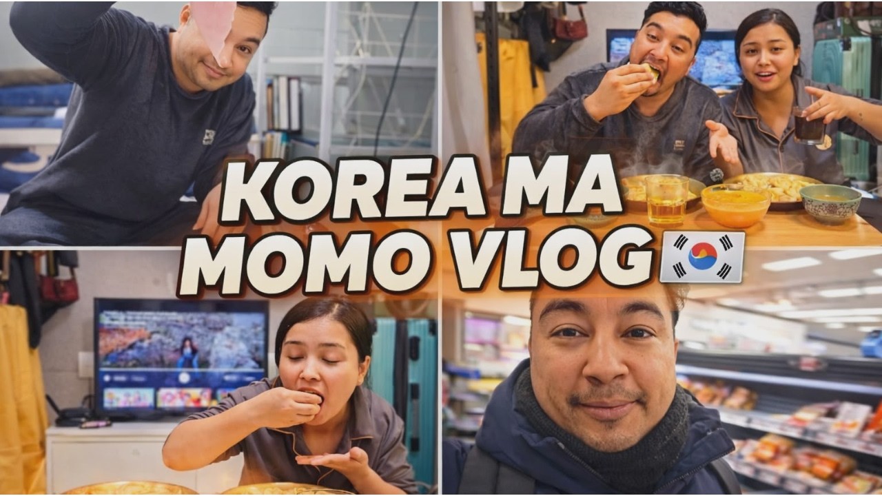 Korea ko Room ma Homemade Momo 🇰🇷🥟 | Nepali Taste Abroad
