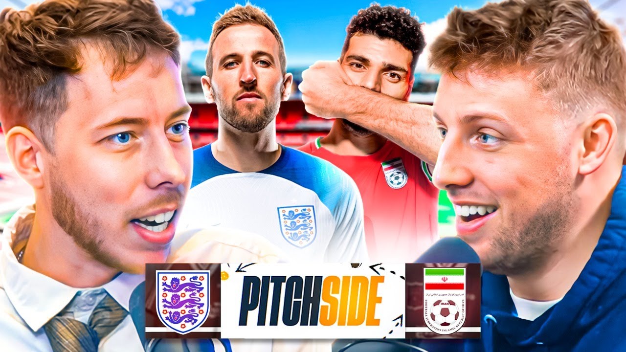 ENGLAND 6-2 IRAN ft. W2S, Calfreezy, Chip & Rory Jennings - Pitch Side LIVE!