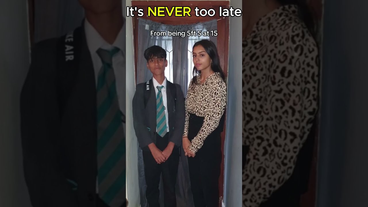 He DOUBLED His Height! #latebloomer #heightincrease #height #taller #growth