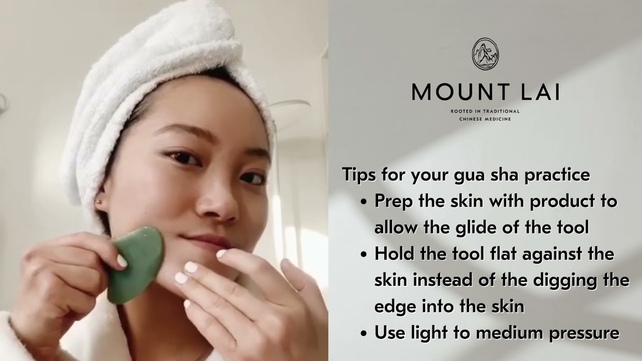 Mount Lai Jade Gua Sha Facial Lifting Tool