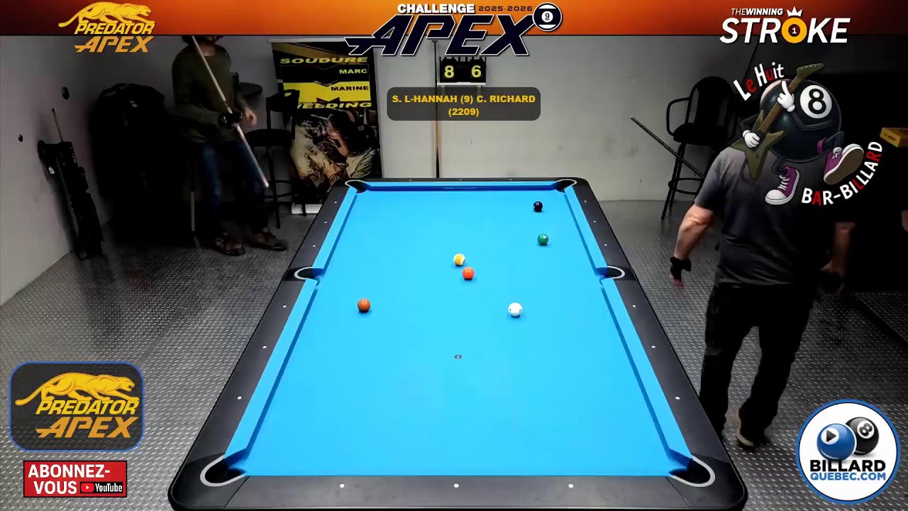 Challenge APEX - The Winning Stroke - (Le Huit Bar-Billard Gatineau)