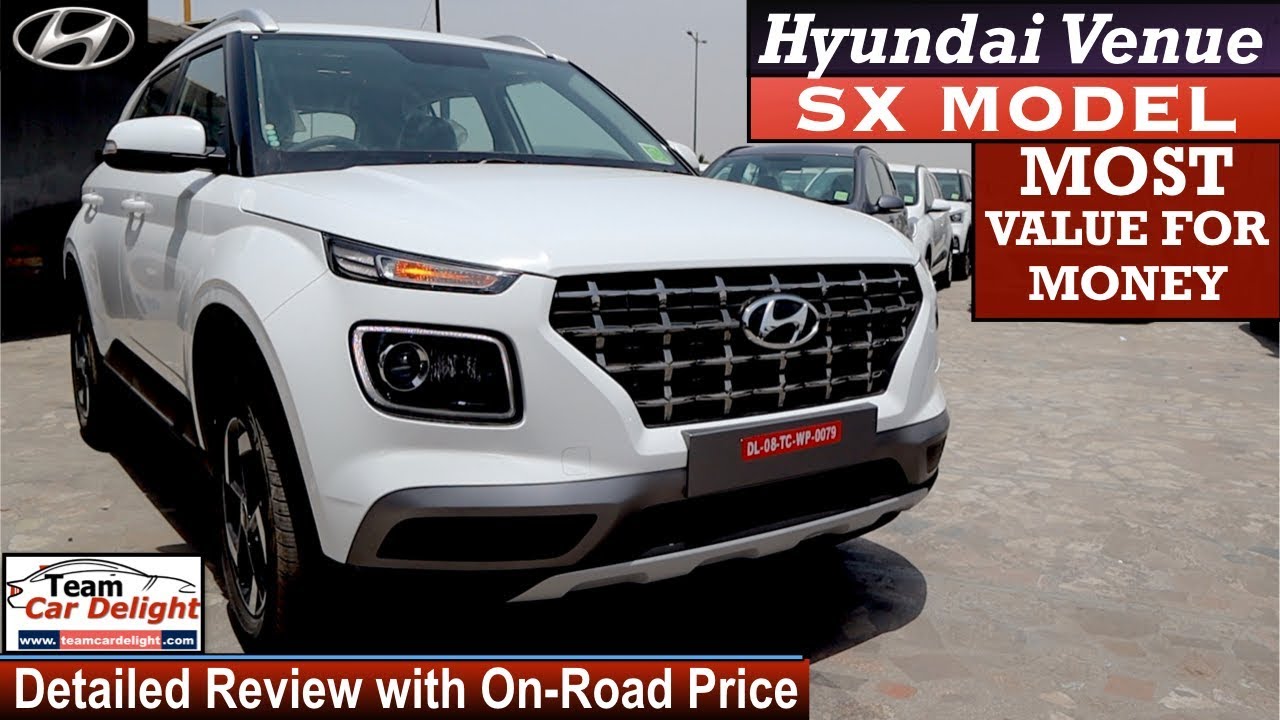 Hyundai Venue sx Model Detailed Review with On Road Price | Venue sx Review