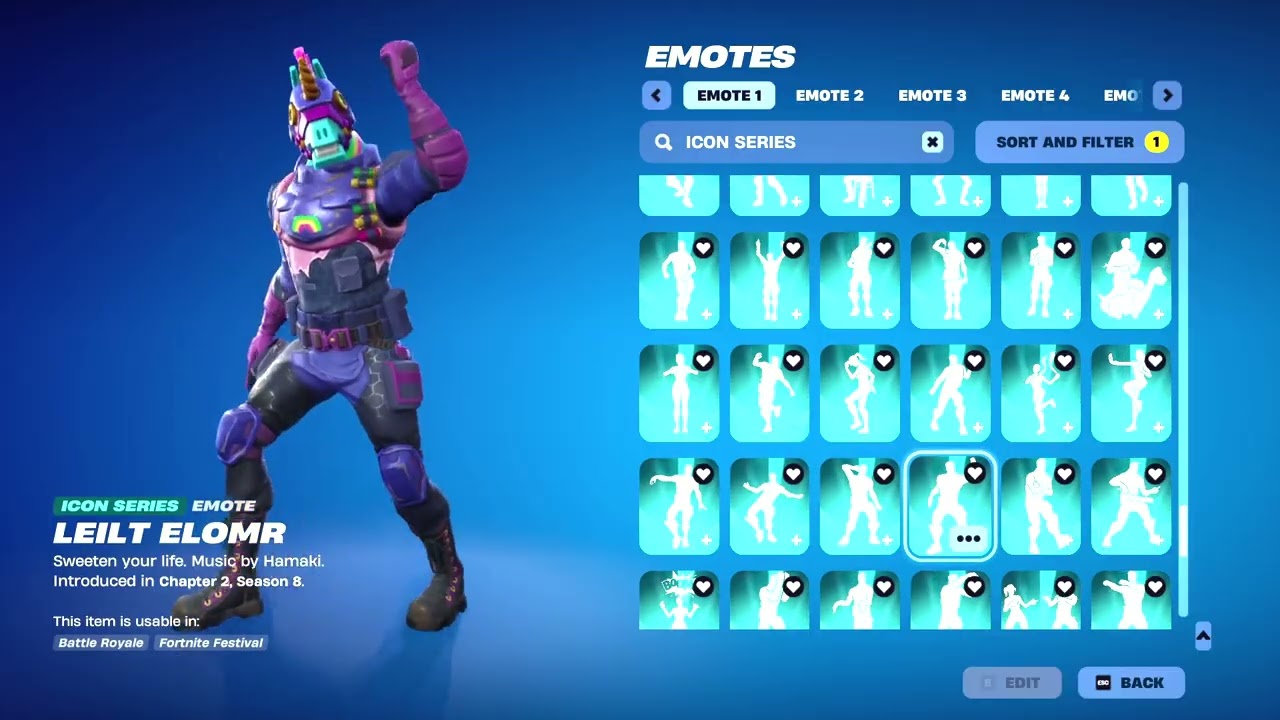Fortnite Icon Series Emotes & Dances (All Chapters)
