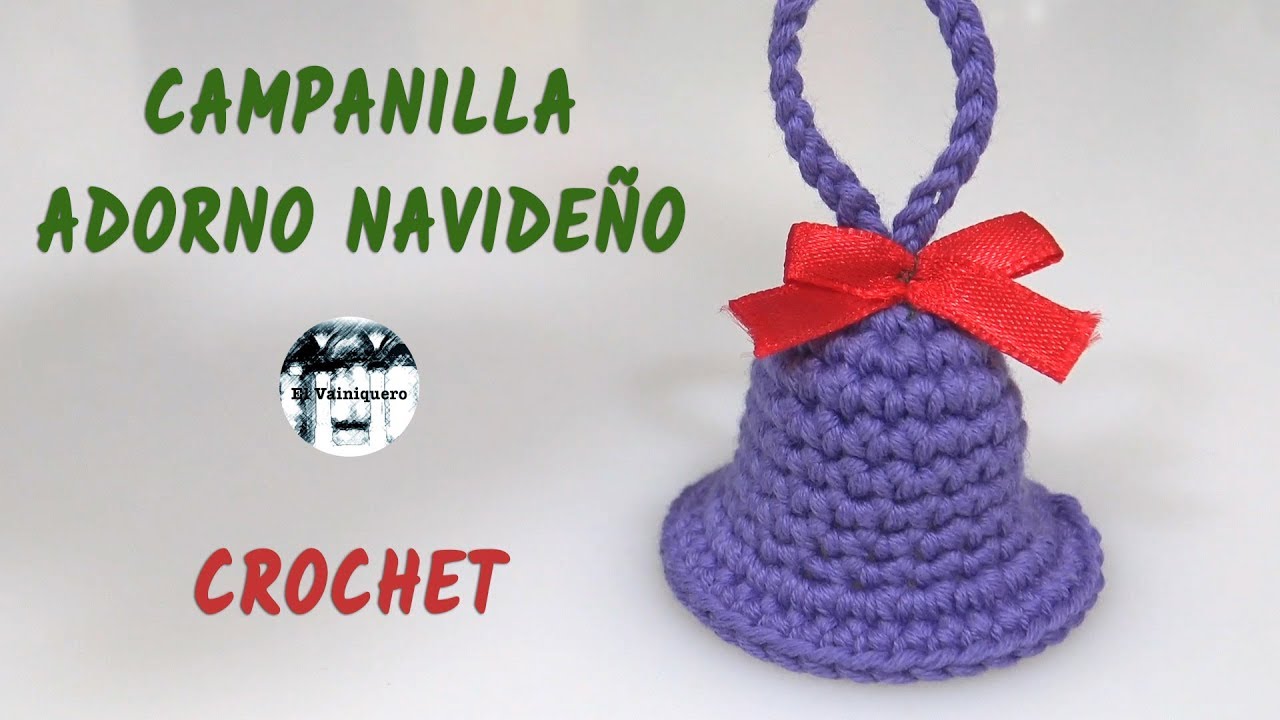 Campanita - Adorno Navidad - Crochet