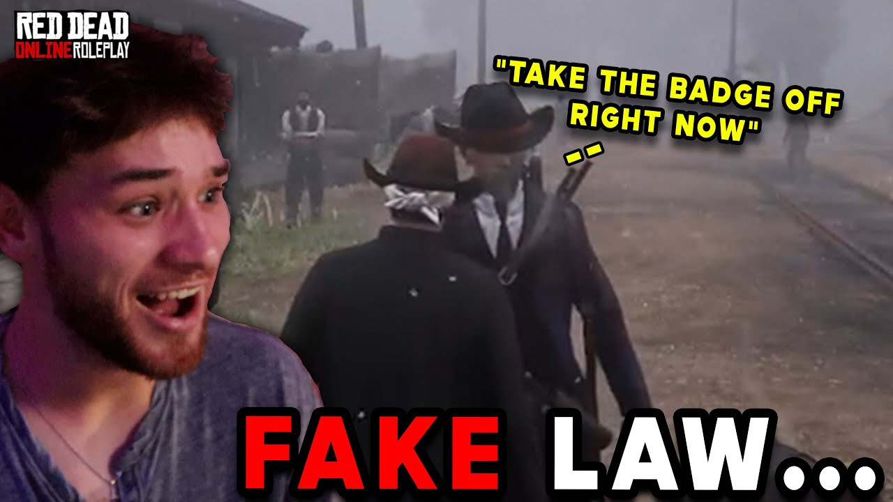 I Pretended to be THE LAW in Red Dead RP