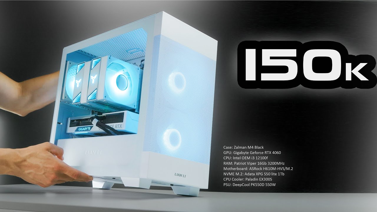 ЛУЧШАЯ БЕЛАЯ СБОРКА ПК ДЛЯ ИГР В 2К ЗА 150к / 4070 super, 7500f
